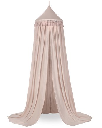 Baldachim Boho fi50 z frędzlami Pudrowy róż, Cotton & Sweets