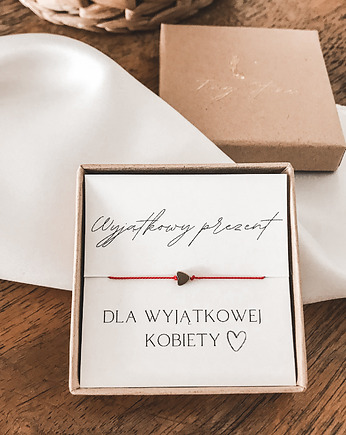 Bransoletka Heart z serduszkiem z hematytu prezent dla kobiety, Tiny Stone