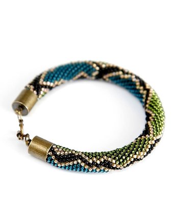 Bransoletka koralikowa Snake z koralików, Blackballoon