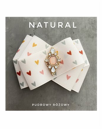 Brosza z kolekcji NATURAL  New, Pudrowy Różowy