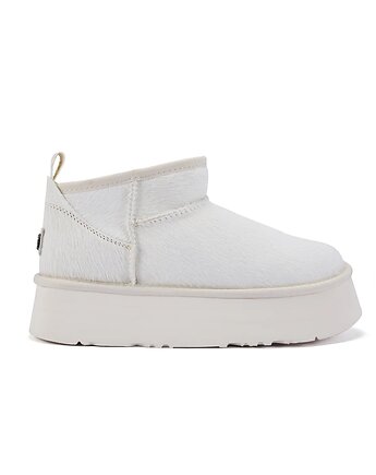 Cosy Ultra Short Platform BOOTS CREAM, Australia Luxe