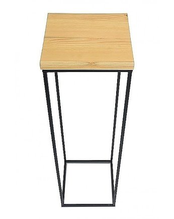 Kwietnik Metalowy z Drewnem Modrzewiowym 80 cm, MIA home