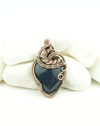 Wisiorek z nocą kairu, Blue Pearl Art