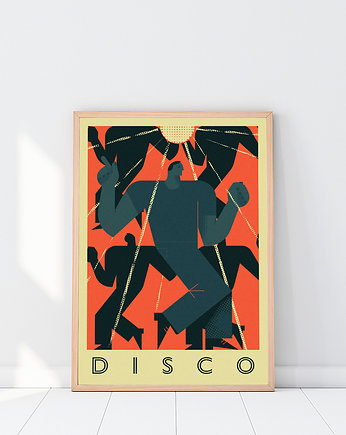 Plakat,Tancerz Disco, Dyskoteka, Galeria EMU
