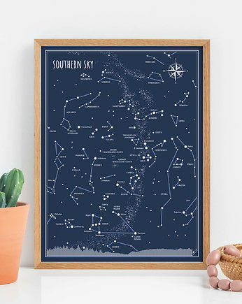 Plakat 30x40 cm - Southern Sky - ENGLISH, Follygraph