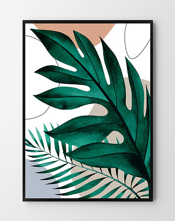 Plakat Boho liście, HOG STUDIO