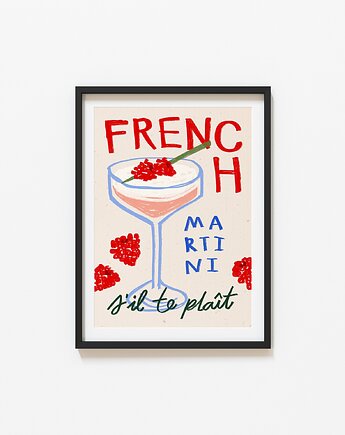 Plakat French Martini Sil Te Plait, Harvest Maison