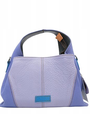 Torebka damska skórzana do ręki ze skrawków skór elegancka kolorowa OLIVKA, Olivka Warsaw