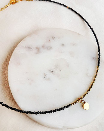 Choker z onyksami, barboleta