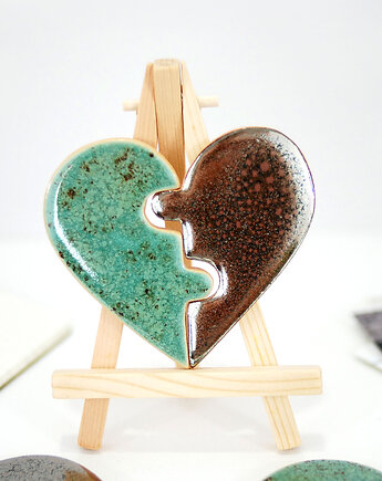 Magnes dla pary  - dwie połówki, 10FingersArt