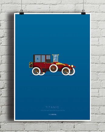 Plakat Titanic - Renault Coupe de Ville , minimalmill