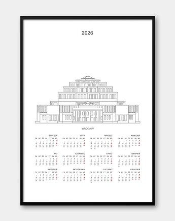 Kalendarz Wrocław 2026, Pracownia Och Art
