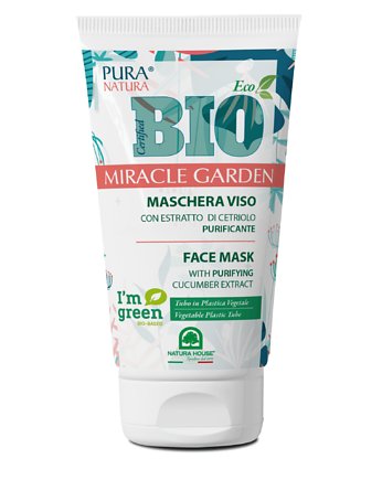 Bio Miracle Garden Maska z oczyszczającym ekstraktem ogórka, Natura House
