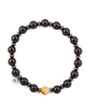 Męska bransoletka zodiakalna - Panna - odwaga i dobrobyt II, Kulka Bransoletki