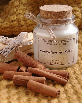 MEDITATION & SPA - świeca sojowa PREMIUM 220ml, kaktusia