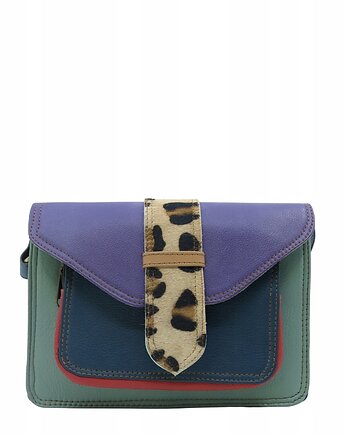 Torebka skórzana dwustronny odwracalny pasek damska listonoszka eko OLIVKA, Olivka Warsaw