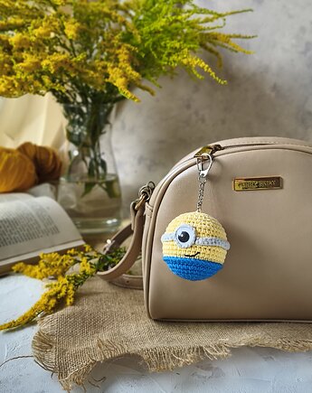 Brelok Minionek, Brelok Minionki, Brelok dla dziecka, Brelok na prezent, EcoToysByNastya