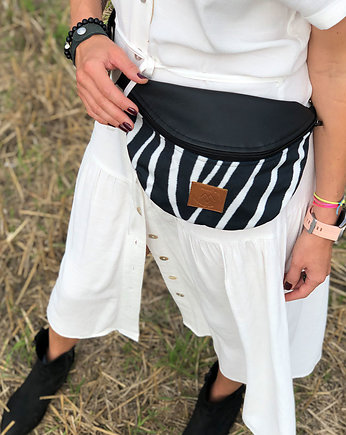Nerka / torebka Mili Belt Bag L - zebra, Militu