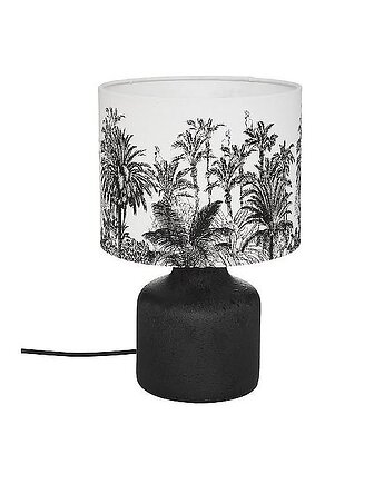 Lampa Stołowa Czarna Palms 33,5 cm, MIA home
