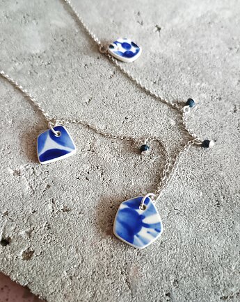 Kolia Włocławek + szafiry, biżuteria z talerzy