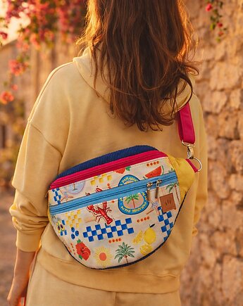 Kolorowa duża nerka XL Sacramento, sabi tatka