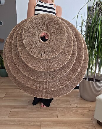 Rozeta asymetria duża, juta 80cm, MiAdi