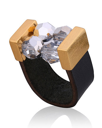 Small Cocktail Ring with Crystals 03, Joccos Design