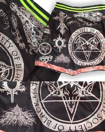 Spódnica Black Metal /upcycling, ODIO TEES