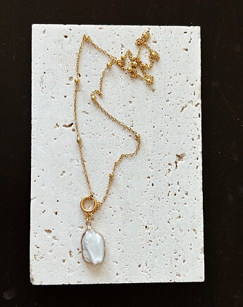 Naszyjnik łańcuszek Perła, Chmolowska Jewellery