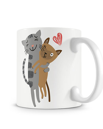 Kubek 330 ml. zakochane kotki, Love Life and Forest