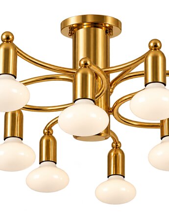 Mosiężny żyrandol Helestra vintage , Relikt design