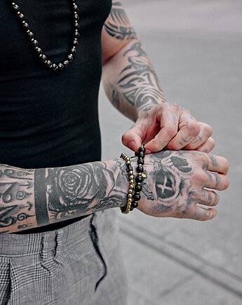 Męska bransoletka Mega Sukces  - Wersja Złota, Kulka Bransoletki