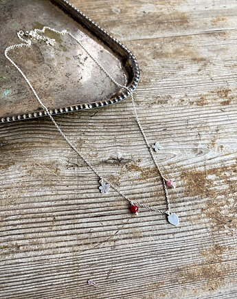 Truskawka mini- Naszyjnik- Strawberries & Cherries, BOSKE