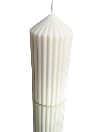 Świeca ekologiczna sojowa dekoracyjna walec "Rustic" 150x70mm, Coccola JEWELLERY