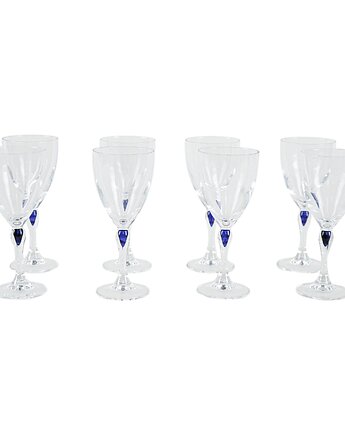 Komplet kieliszków Venise Saphir, produkcja: Cristal d'Arques, Przetwory design