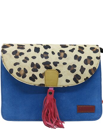 Torebka klasyczna elegancka skórzana zamszowa elegancka klapka wzór OLIVKA, Olivka Warsaw