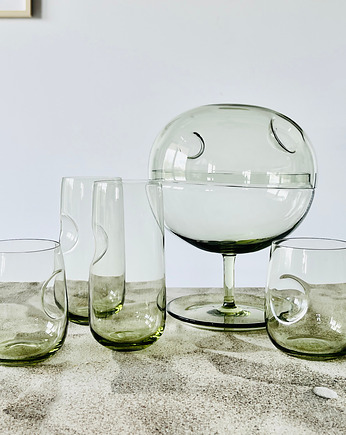 SENSU GREEN / 2+2 szklanki + bomboniera, Agnieszka Bar Design