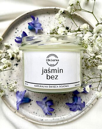 JAŚMIN & BEZ świeca sojowa 235 ml, iSkierka Manufaktura Świec