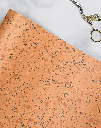 papier do pakowania -  Terazzo Nature  P-063c, Wrap and Pack