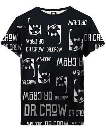 T-shirt Girl DR.CROW Logo Czarna, DrCrow