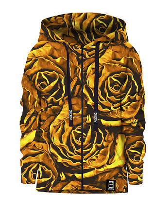 Bluza Zamek Dziewczynka DR.CROW Gold Roses, DrCrow