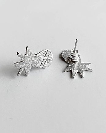 Kolczyki srebrne ANANAS, Katarzyna Kaminska ART