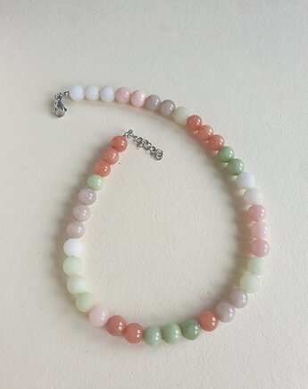 Naszyjnik KULKI jadeit kulki, modesign