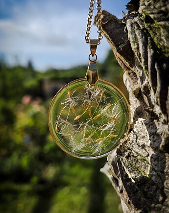 Wisiorek z dmuchawcem, Figa handmade accessories