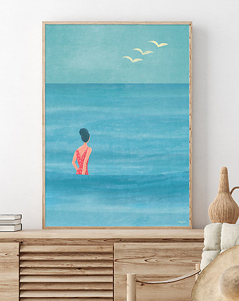 Plakat - Lato nad morzem, minimalmill