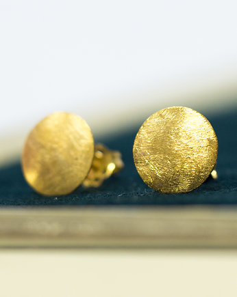 Małe kolczyki złote koła, Fox and Jewelry