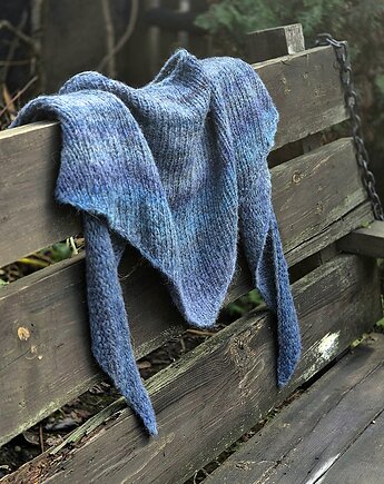 W potoku / chustka, agat handmade