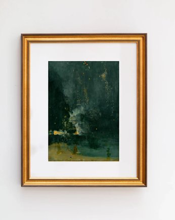 PLAKAT  Nocturne in Black and Gold James Whistler, black dot studio