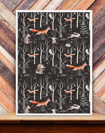 Plakat. Leśne przygody, Love Life and Forest