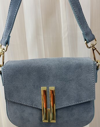 Zamszowa torba Blu, SOLO moda